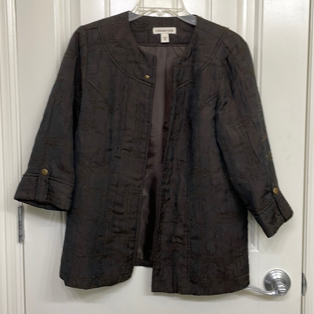 Coldwater Creek Brown Jacket Size P8